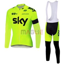 Maglia Sky manica lunga 2016 nero giallo