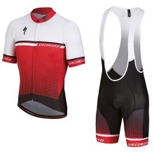 Maglia Specialized Manica Corta 2018 Bianco Rosso Nero(1)