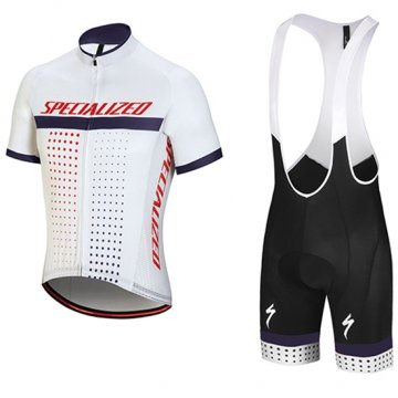 Maglia Specialized Manica Corta 2018 Bianco Rosso Viola