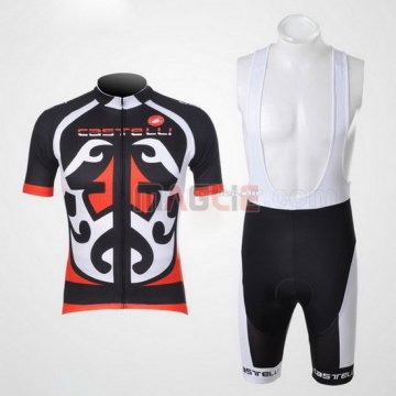 Maglia Castelli manica corta 2011 rosso e nero
