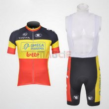 Maglia Quick Step manica corta 2011 nero e giallo