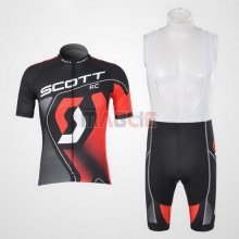 Maglia Scott manica corta 2012 nero e rosso