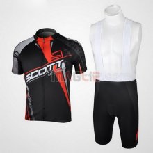 Maglia Scott manica corta 2012 rosso e nero