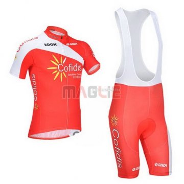 Maglia Cofidis manica corta 2013 rosso