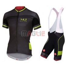 Maglia Castelli manica corta 2016 nero e verde