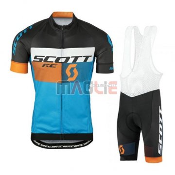 Maglia Scott manica corta 2016 blu e nero