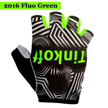 2016 Saxo Bank Tinkoff Guanto Ciclismo Nero