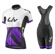 2017 Maglia Donne Liv Race Day bianco e viola