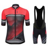 2017 Maglia Santini Tono rosso e nero