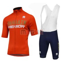 2018 Maglia Bahrain Merida SS Arancione