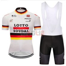 2018 Maglia Lotto Soudal Manica Corta Campione Germania