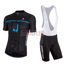 2018 Maglia Nalini Manica Corta Nero e Blu