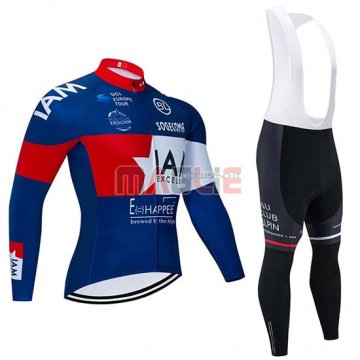 Maglia IAM Manica Lunga 2020 Bianco Rosso Blu