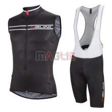 Gilet antivento Nalini 2016 nero e bianco