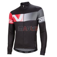 Maglia Nalini manica lunga 2016 rosso e nero