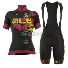 Maglia ALE Manica Corta 2018 Nero Rosa