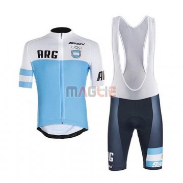 Maglia Argentina Manica Corta 2020 Bianco Blu