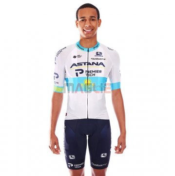 Maglia Astana Manica Corta 2021 Campione Kazako