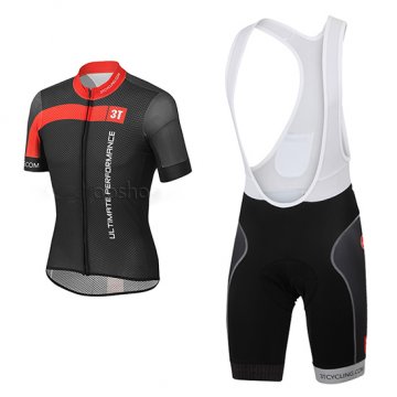 Maglia Castelli 3T 2015 nero e rosso