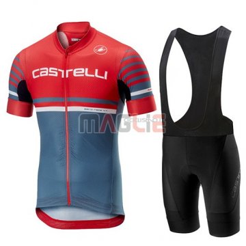 Maglia Castelli Free AR 4.1 Manica Corta 2019 Rosso Grigio