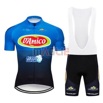 Maglia D'Amico Manica Corta 2019 Blu Bianco