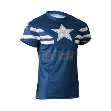 Maglia DISIDA Hulk manica corta blu e bianco