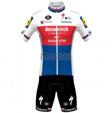 Maglia Deceuninck Quick Step Manica Corta 2021 Campione Repubblica