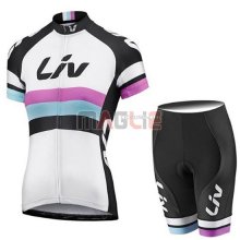 Maglia Donne Liv Manica Corta 2019 Bianco Nero