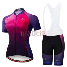 Maglia Donne Miloto Manica Corta 2019 Viola Rosa