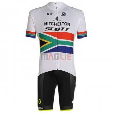 Maglia Mitchelton-Scott Manica Corta 2020 Campione Sudafrica