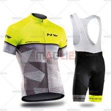 Maglia Northwave Manica Corta 2019 Grigio Giallo