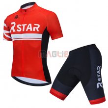 Maglia R Star Manica Corta 2021 Nero Rosso(2)