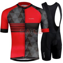 Maglia Runchita Manica Corta 2019 Rosso Grigio