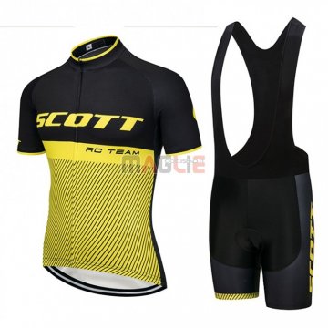 Maglia Scott Manica Corta 2018 Nero e Giallo