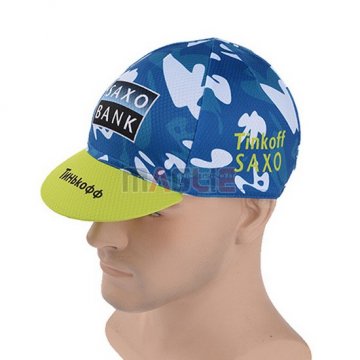 2015 Saxo bank Cappello Ciclismo blu e verde