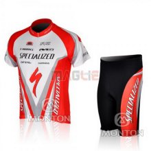 Maglia Specialized manica corta 2010 rosso e bianco