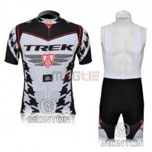 Maglia Trek manica corta 2010 nero e bianco