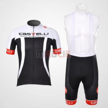 Maglia Castelli manica corta 2012 bianco e nero