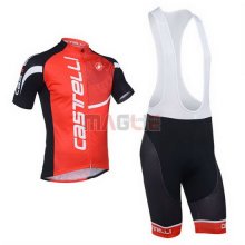 Maglia Castelli manica corta 2013 nero e rosso