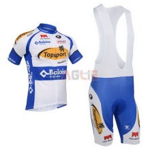 Maglia Topsport manica corta 2013 bianco e celeste