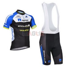 Maglia Netapp manica corta 2014 nero e blu