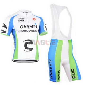 Maglia Cannondale manica corta 2015 verde e bianco