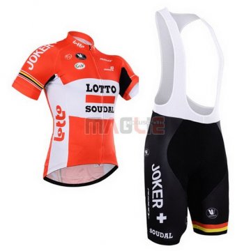 Maglia Lotto manica corta 2015 bianco e rosso