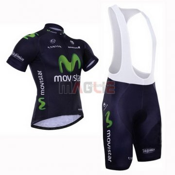 Maglia Movistar manica corta 2015 nero