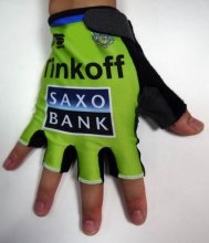 2015 Saxo Bank Tinkoff Guanto Ciclismo Verde