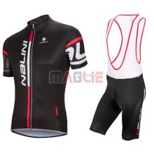 Maglia Nalini manica corta 2016 nero e rosso