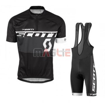 Maglia Scott manica corta 2016 bianco e nero