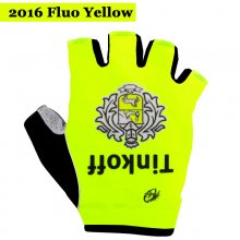 2016 Saxo Bank Tinkoff Guanto Ciclismo Giallo