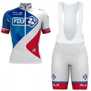 2017 Maglia FDJ bianco