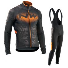 2017 Maglia Northwave ML nero e arancione